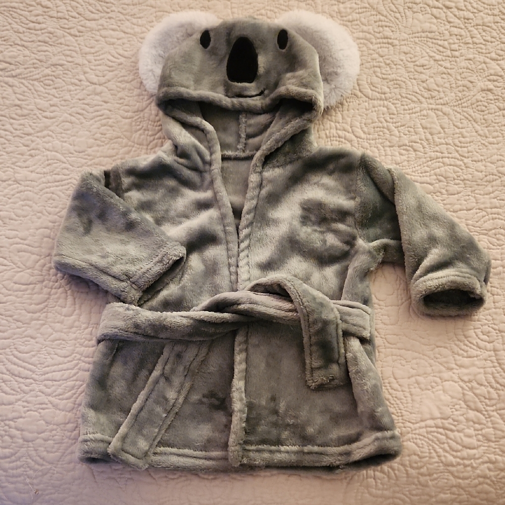 Adorable Gray Koala Kids Pajama Robe